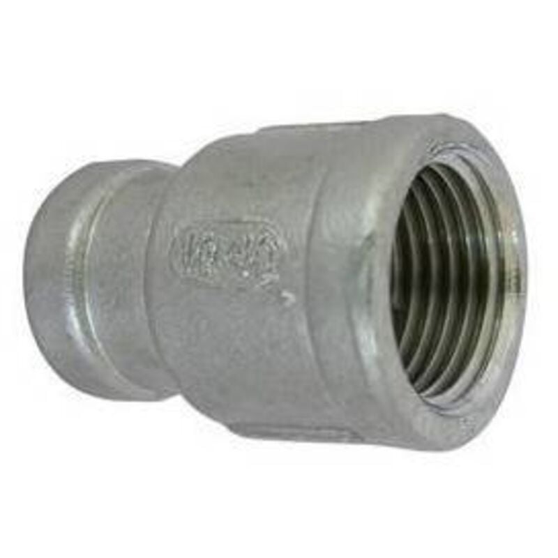 foto del prodotto manicotto di riduzione ff acciaio inox 1 x 3/4 dh