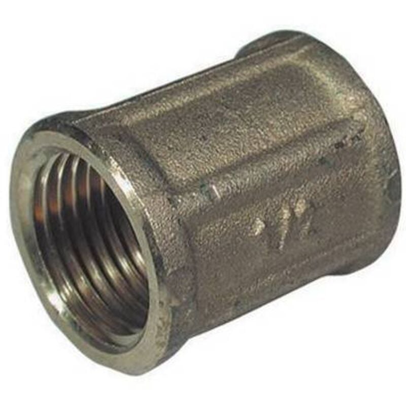 foto del prodotto manicotto diritto ff ottone giallo 1/4