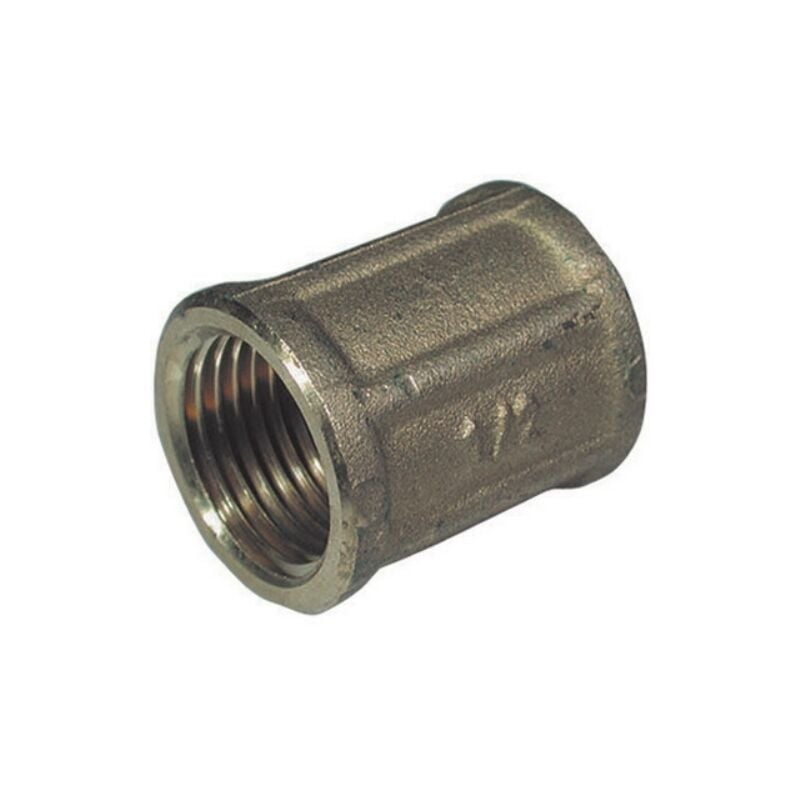 foto del prodotto manicotto diritto ff ottone giallo 3 4 tiemme