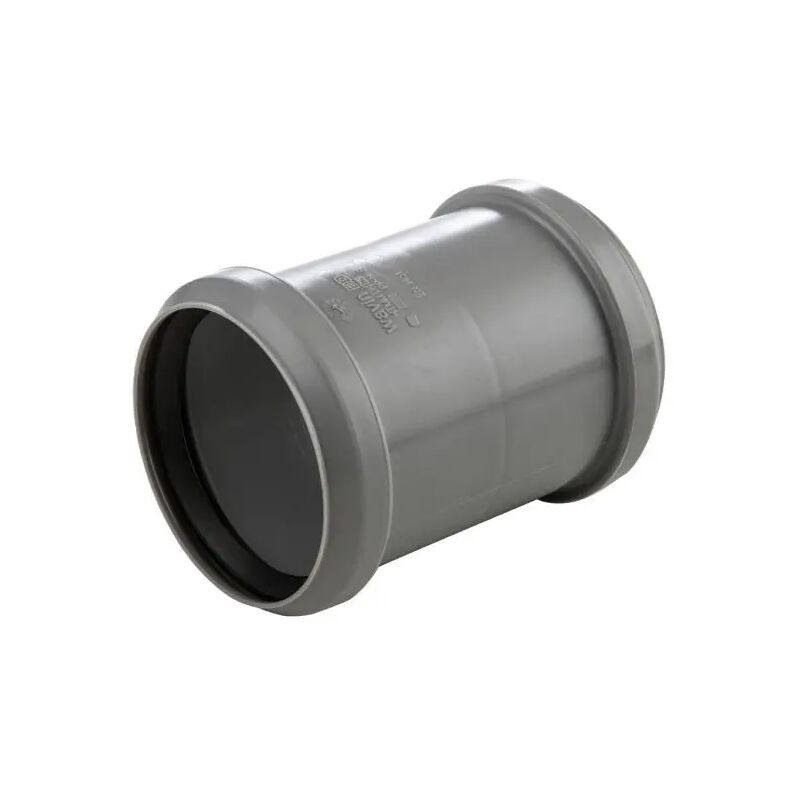 foto del prodotto manicotto doppio bicchiere ad innesto con battuta in pp e guarnizione serie ed tech 40 wavin
