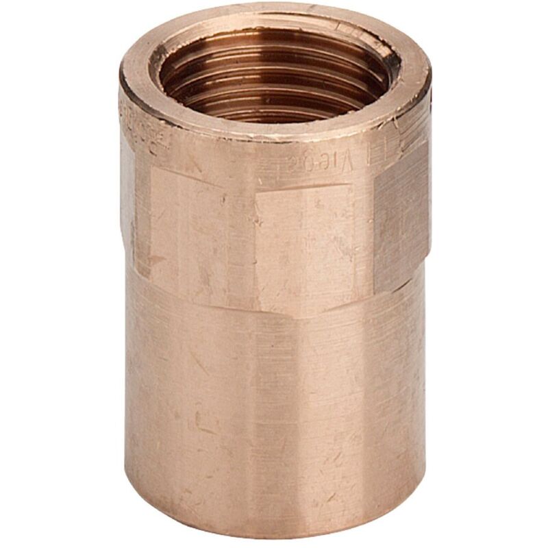 foto del prodotto manicotto ff 16 1 2 bronzo, estremit a saldare femmina, filettatura rp 475765