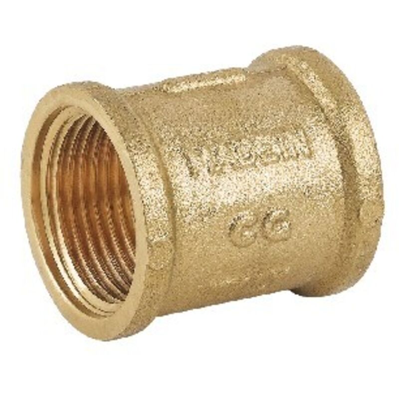 foto del prodotto manicotto ff in ottone giallo 1 1/2