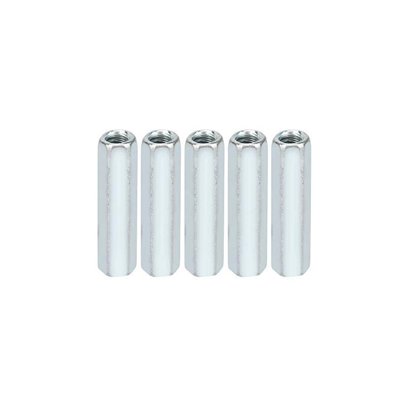 immagine 0 del prodotto manicotto m6 da 40 mm, 5 pezzi, dado esagonale lungo, con gambo esagonale, distanziatore, dado a presa, elementi di fissaggio filettati m6 x 40 mm 