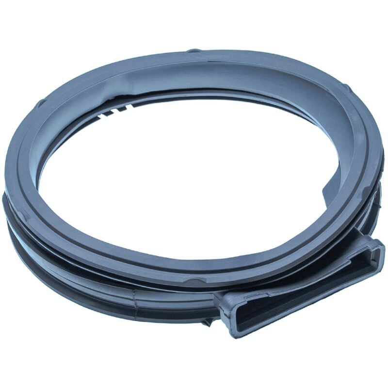 foto del prodotto manicotto per sportello compatibile con lg f2j6hm0w, f2j6hm8s, f2j7hg2w, f2j7hm1w, f70j7hg0w lavasciugatrice gomma, diametro 38 cm, grigio vhbw