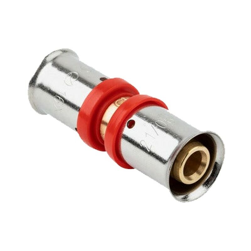 foto del prodotto manicotto per tubo multistrato 16 mm, uso con aggraffatrice, grigio