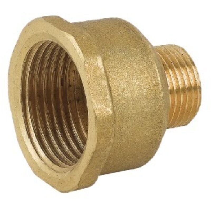 foto del prodotto manicotto ridotto fm in ottone giallo 1 1/4 x 1