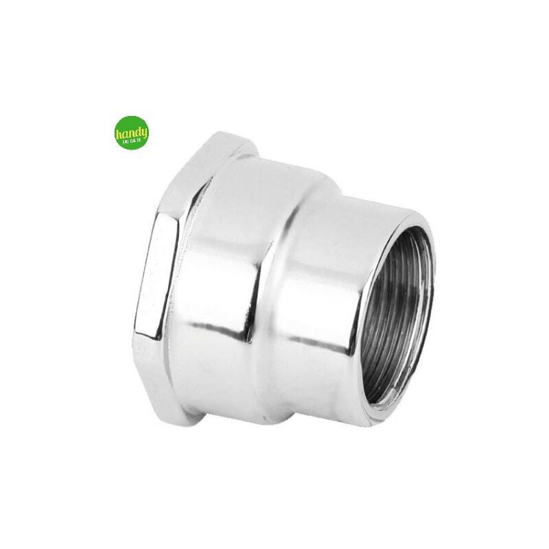 foto del prodotto manicotto ridotto in ottone cromato tiemme femmina 1 2 femmina 3 8