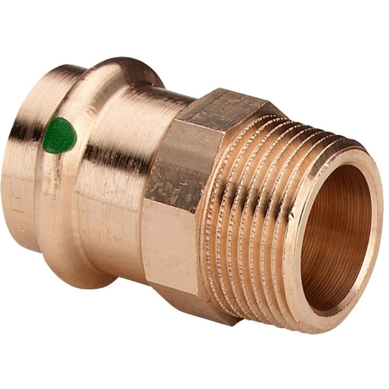 foto del prodotto manicotto sanpress con sc contur f 18x3 4 m bronzo, estremit a pressare femmina, filettatura r 283230