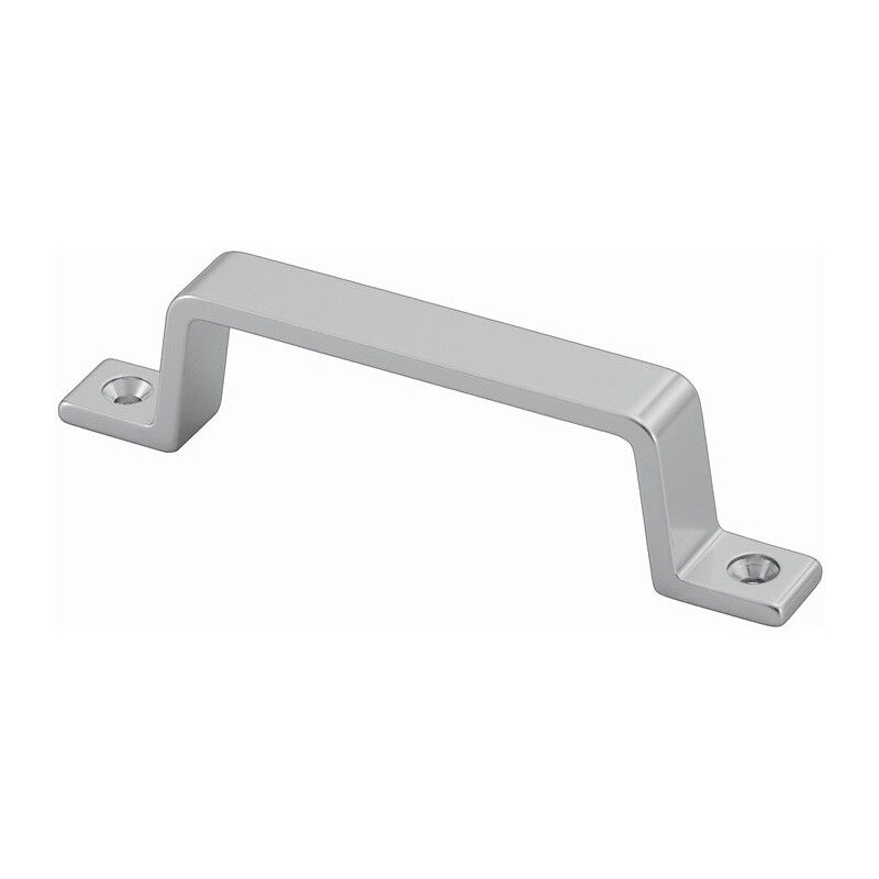 foto del prodotto maniglia 420 a.27mm l.110mm l.13mm alu.silverf.anod.fori 2 hermeta