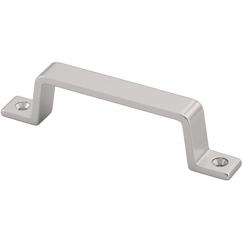 foto del prodotto maniglia 420 a.27mm l.110mm p.13mm alluminio argento anodizzato. fori 2