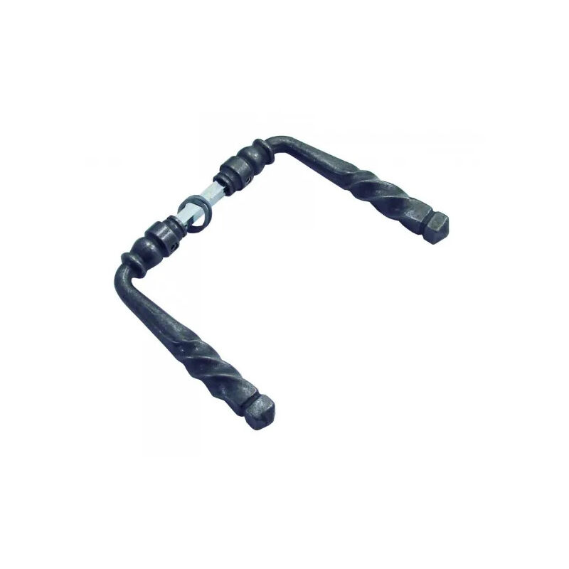 foto del prodotto maniglia a doppia leva armorique in ferro grigio.