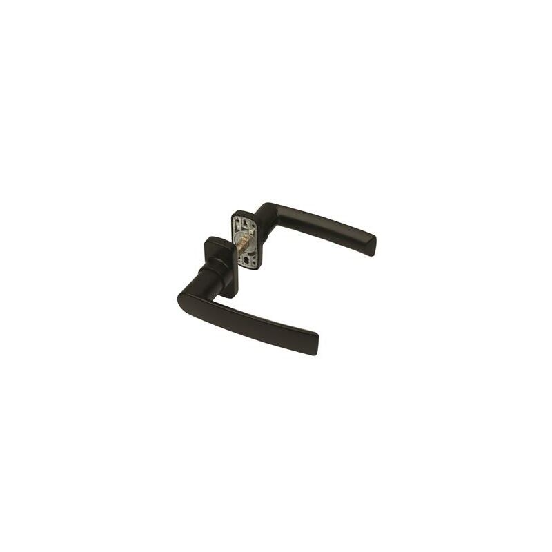 foto del prodotto maniglia a leva hera fapim quadrato di 8 profilo da 40 a 55 mm nero 2041i37