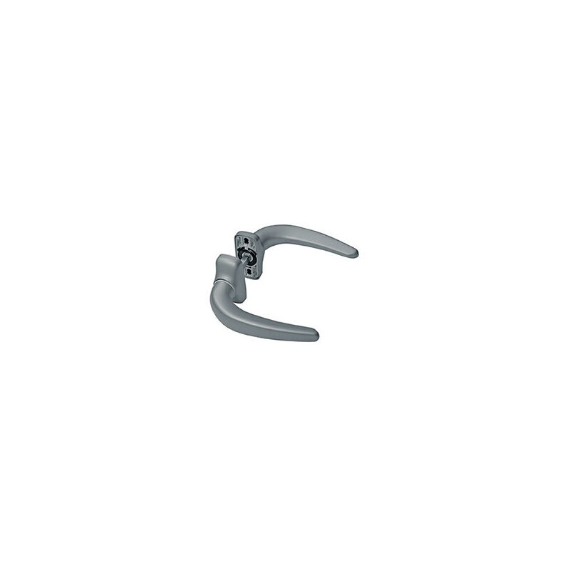 foto del prodotto maniglia a leva horus 2051i fapim quadrato 8 mm grigio 9006 2051ig5