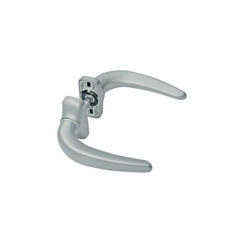 foto del prodotto maniglia a leva horus midi 2053i fapim quadrato 8 mm grigio 9006 2053g5