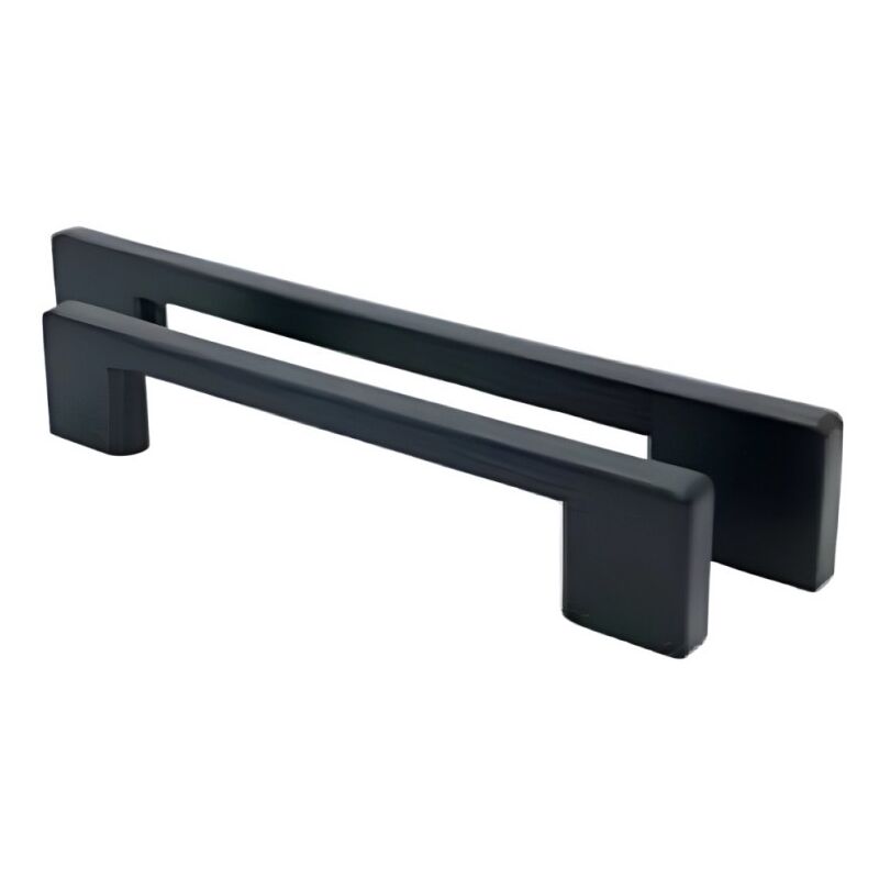 foto del prodotto maniglia abs nero per mobile 128 mm isil