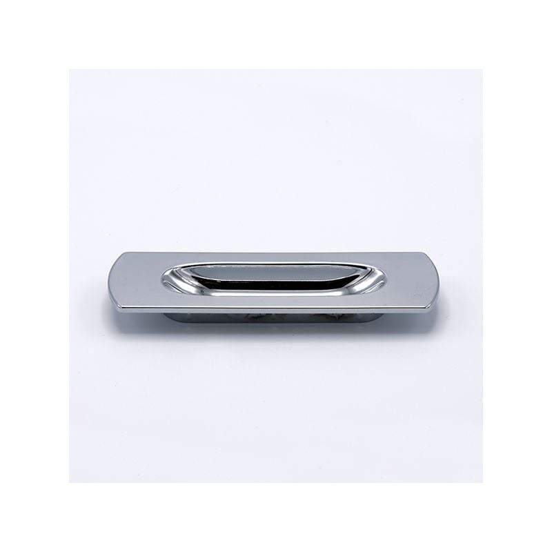 foto del prodotto maniglia ad incasso effetto cromato lucido 125x36x10mm 054 thin