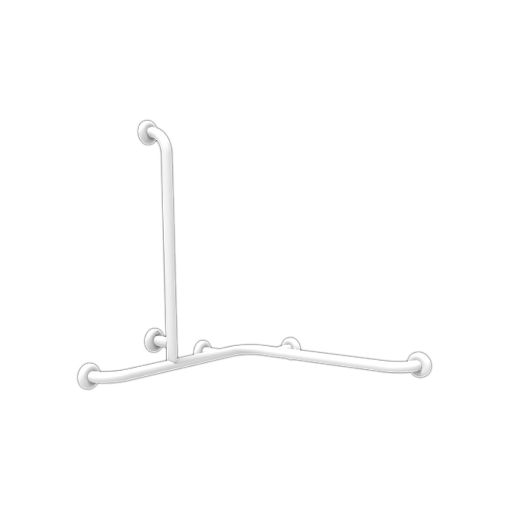 foto del prodotto maniglia angolare per bagni disabili color bianco 70x70x70 cm