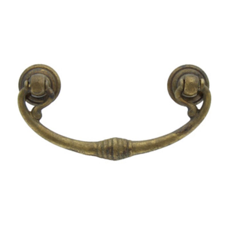 foto del prodotto maniglia antich. art. 03027 mm.82x40 ottone ant.. prezzo per 1 pezzo.