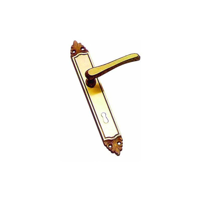 foto del prodotto maniglia athena con placca quadro 8 foro patent 4 pz