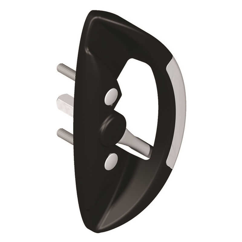 foto del prodotto maniglia con arresto centrale 5564 la croisee ds profilo da 32 a 42 mm nero 5564 013