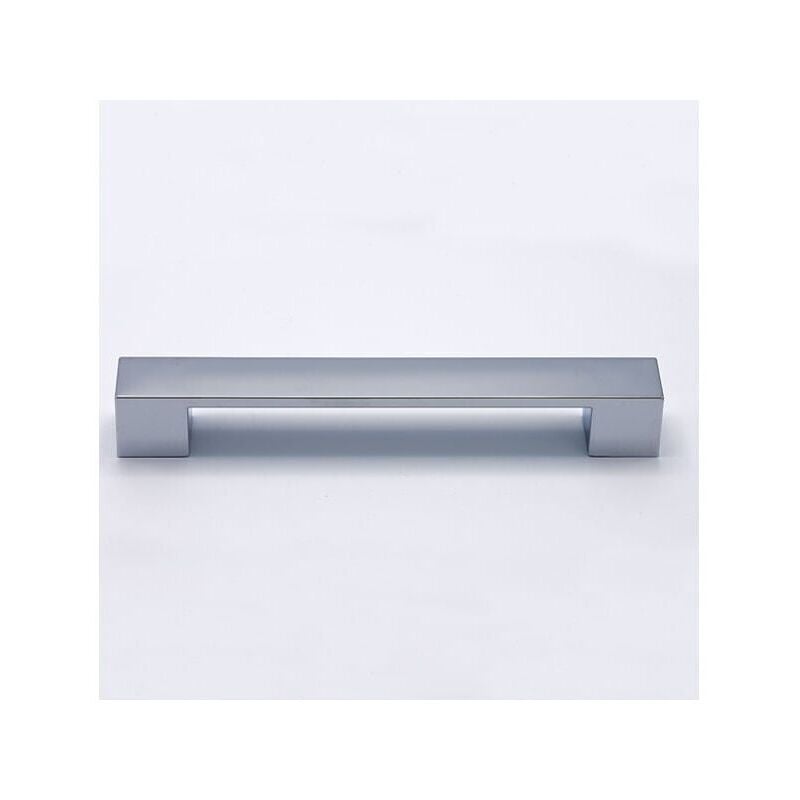 foto del prodotto maniglia da cucina effetto cromato lucido lunga e sottile 197x26x27mm 304b cook