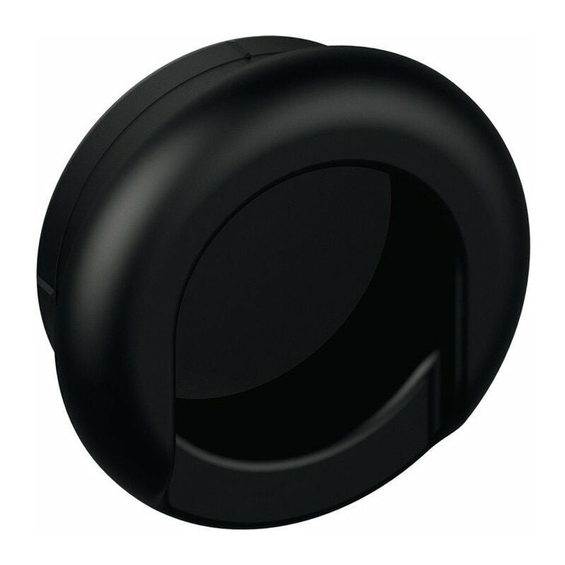 foto del prodotto maniglia da incasso 535mlb poliammide opaco 90 deep black lunghezza 42 mm larghezza 42 mm hewi