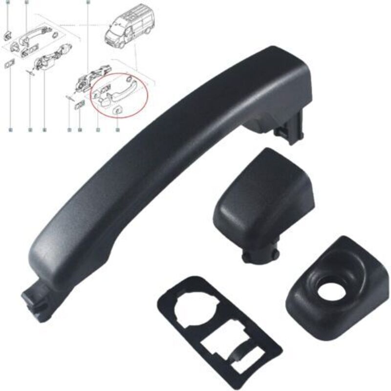foto del prodotto maniglia della porta per master mk3 vauxhall movano vivaro nissan nv400 mk3 mk4 806069981r maniglia esterna scorrevole 806075963r