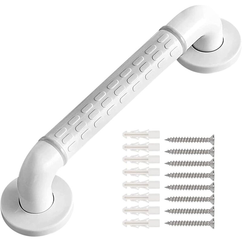 foto del prodotto maniglia di sicurezza da 30 cm, maniglia per doccia in acciaio inossidabile, barra di sicurezza per disabili, per bambini, disabili, donne incinte e