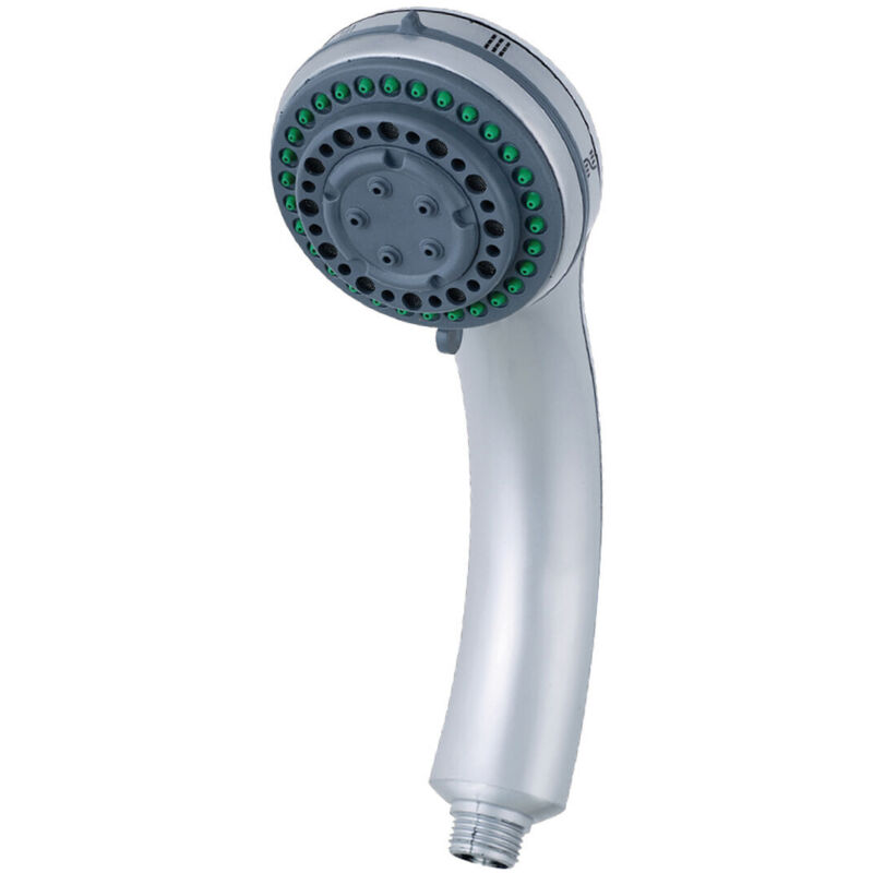 foto del prodotto maniglia doccia classica anticalcare 5 funzioni colore cromo - edm