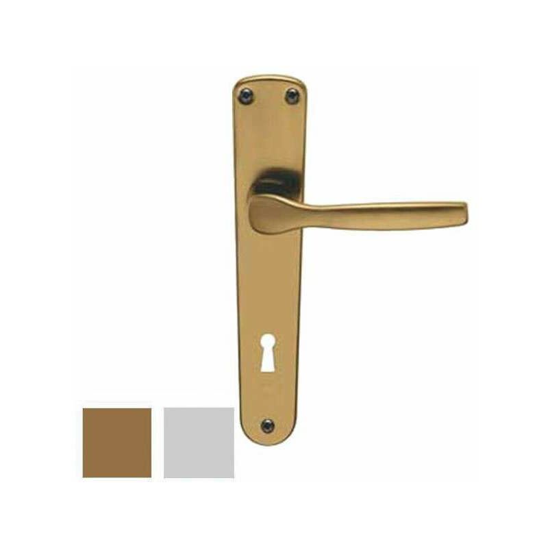 foto del prodotto maniglia ginevra all bro placca 8x70 brialma