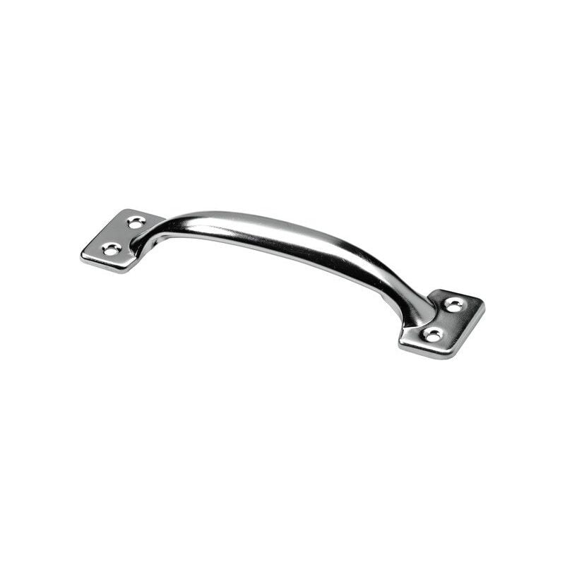 foto del prodotto maniglia hettich in acciaio nichelato, interasse 133 mm hettich