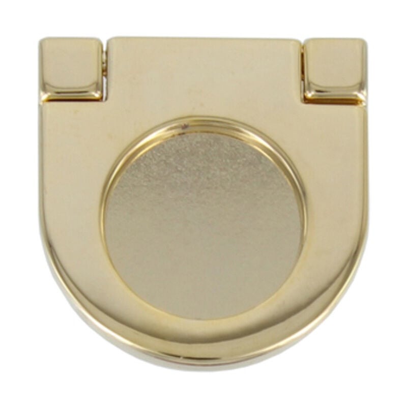 foto del prodotto maniglia incasso art. e3262 mm.36x36 oro lucido . prezzo per 1 pezzo.