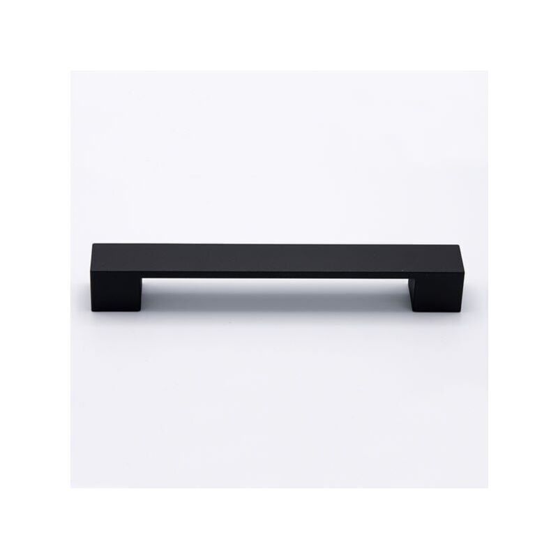 foto del prodotto maniglia laccata nera lunga e sottile da cucina 197x26x27mm - 304b cook