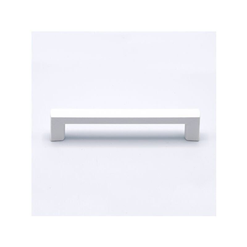 foto del prodotto maniglia lunga laccata bianca 128x14x25mm 044 geometric