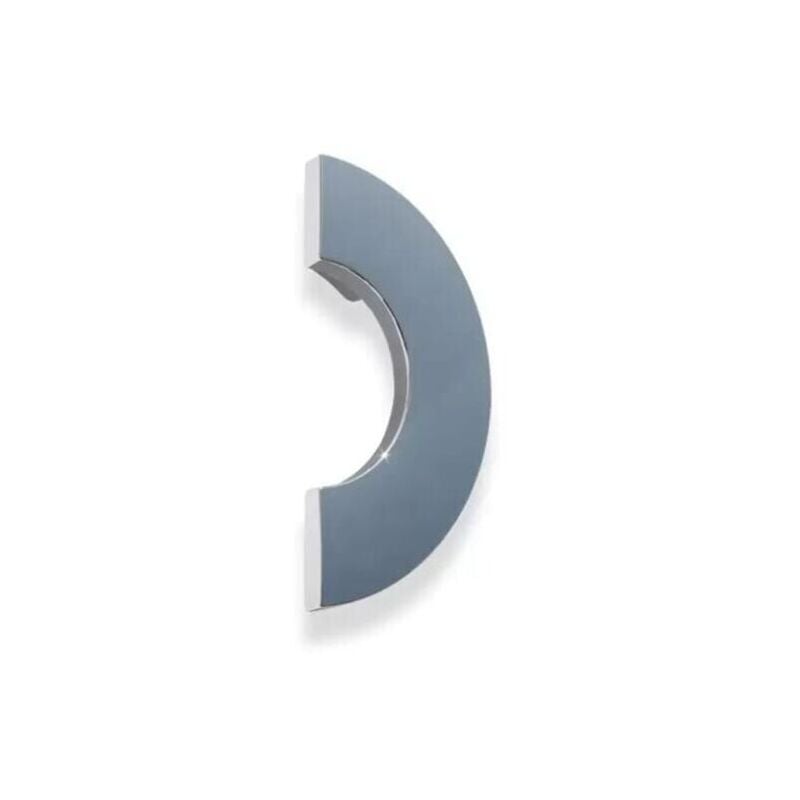 foto del prodotto maniglia mezzo tondo effetto alluminio 97x48x22mm 3111 2 giotto