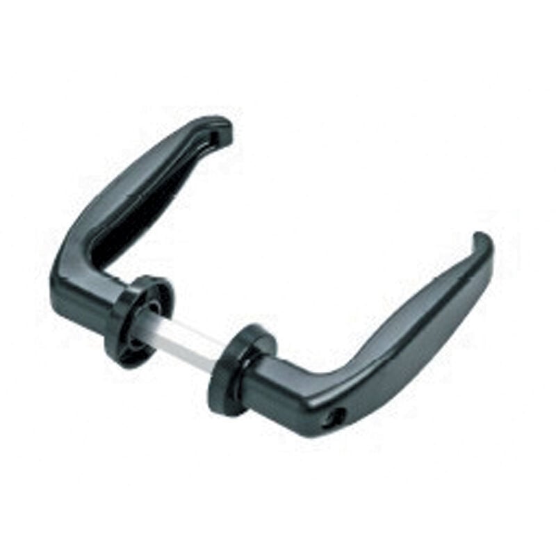 foto del prodotto maniglia nera c vite per ante 3,5x4,5 cm