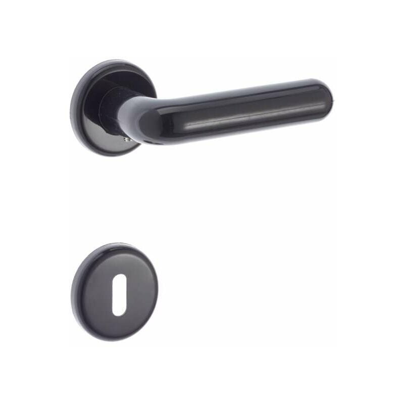 foto del prodotto maniglia nylon nero con rosette
