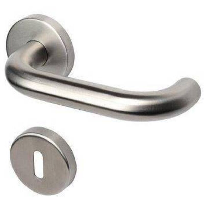 foto del prodotto maniglia olarix rosetta foro patent cottali acciaio inox satinato cf pz 2