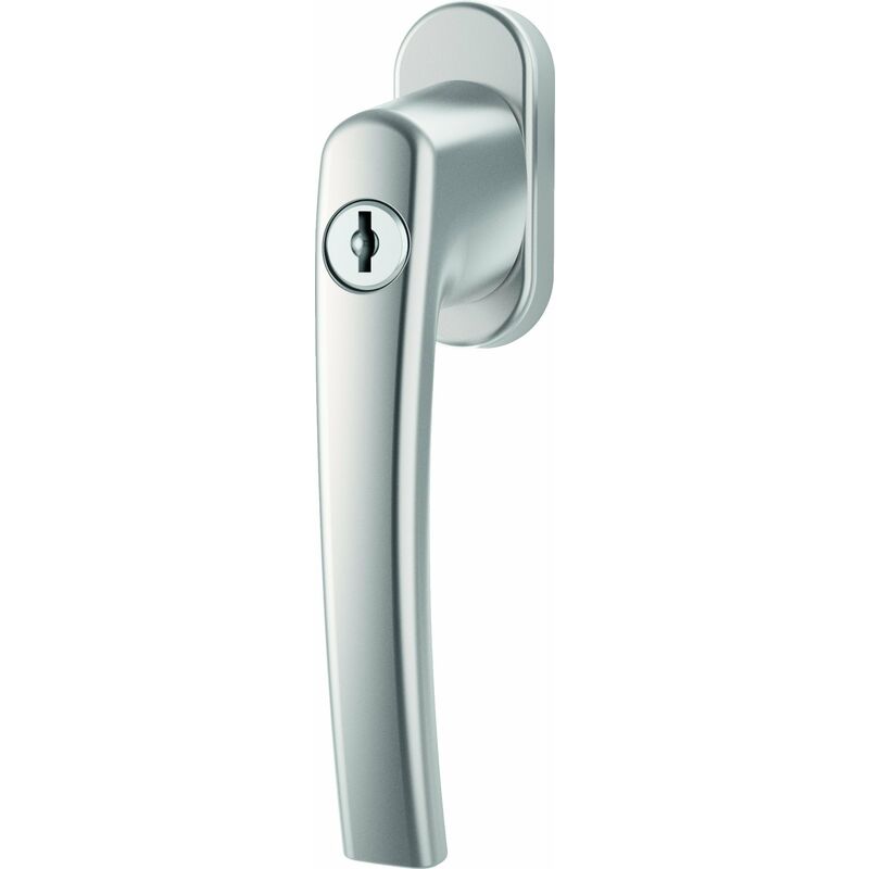 foto del prodotto maniglia originale finestre line bloccabile 40 nm argento naturale con viti perno quadro 7 x 37 mm roto