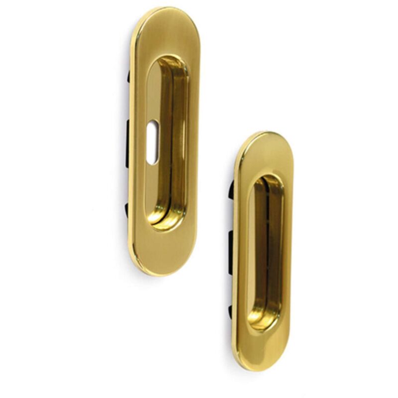 foto del prodotto maniglia ovale porta scorr c foro e senza oro l
