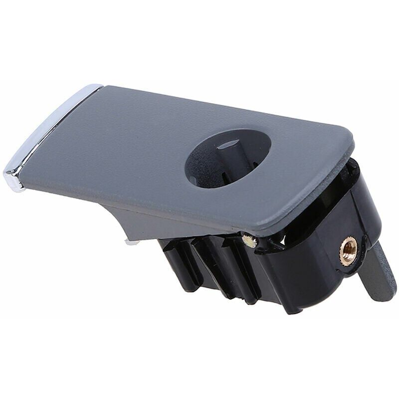 foto del prodotto maniglia per coperchio serratura vano portaoggetti in plastica per auto con foro di ricambio per audi a4 8e b6 b7 8e1857131 grigio