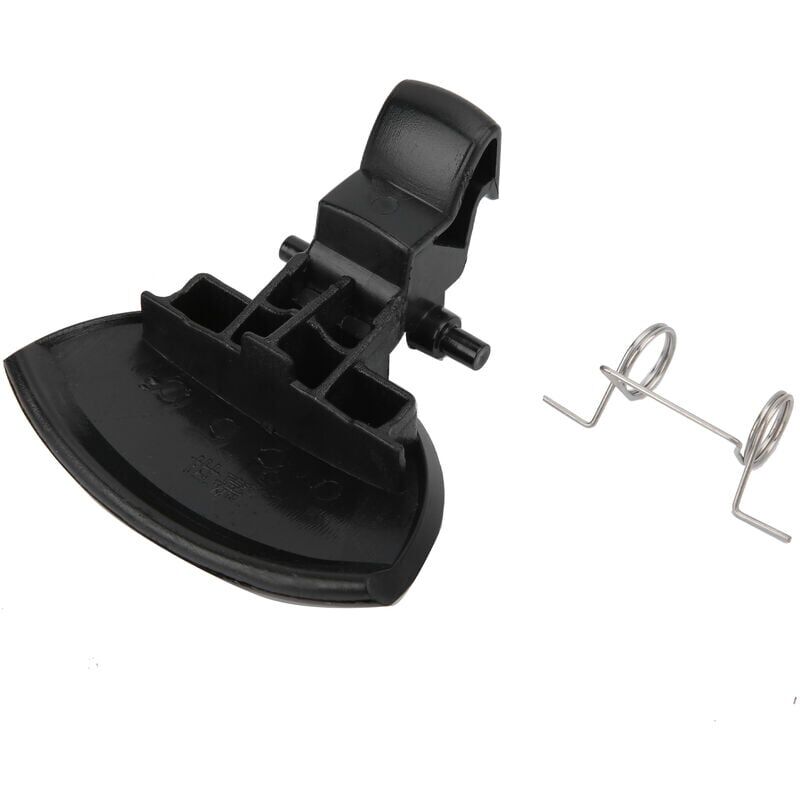foto del prodotto maniglia per coperchio vano portaoggetti nero con molla di ricambio per citroen c4 2004 2010 abs metallo
