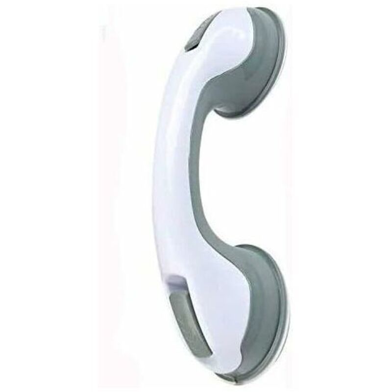 foto del prodotto maniglia per doccia a ventosa in plastica 2 pezzi, corrimano mobile, maniglia di sicurezza, staffa per bagno, maniglia per doccia, per bagno, doccia,
