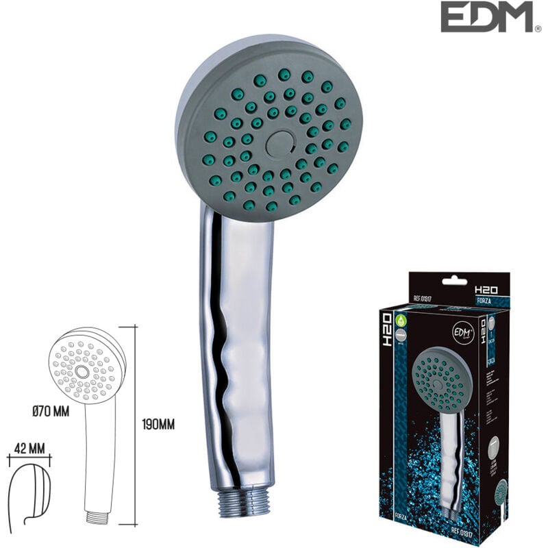 foto del prodotto maniglia per doccia anticalcare color cromo edm