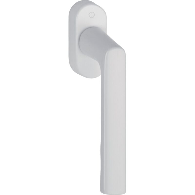 foto del prodotto maniglia per finestra hamburg 0700l u26 alu.f9016 bianco traffico 32 42mm stand. hoppe