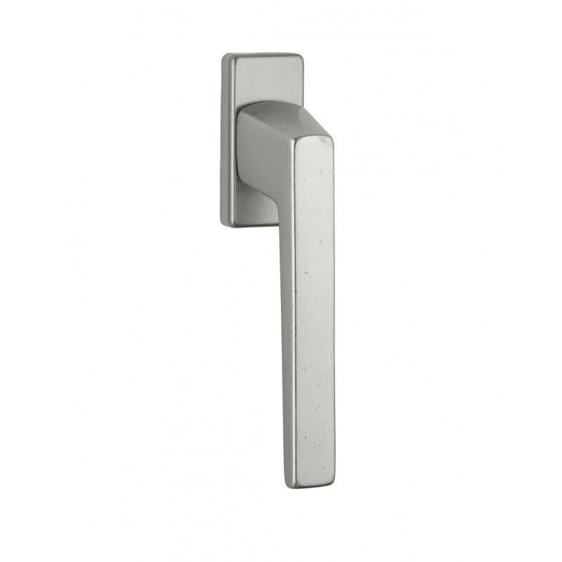 foto del prodotto maniglia per finestra, maniglia a leva archimedea con vite nascosta, acciaio inox f9
