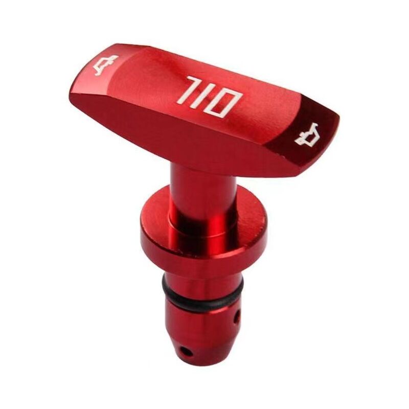 foto del prodotto maniglia per immersione olio per auto impugnatura per olio motore universale sostituzione per auto in alluminio billet 1 pz rosso 