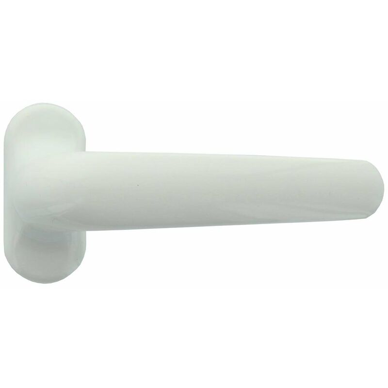 foto del prodotto maniglia per infissi alluminio bianco ral9010 1 cp