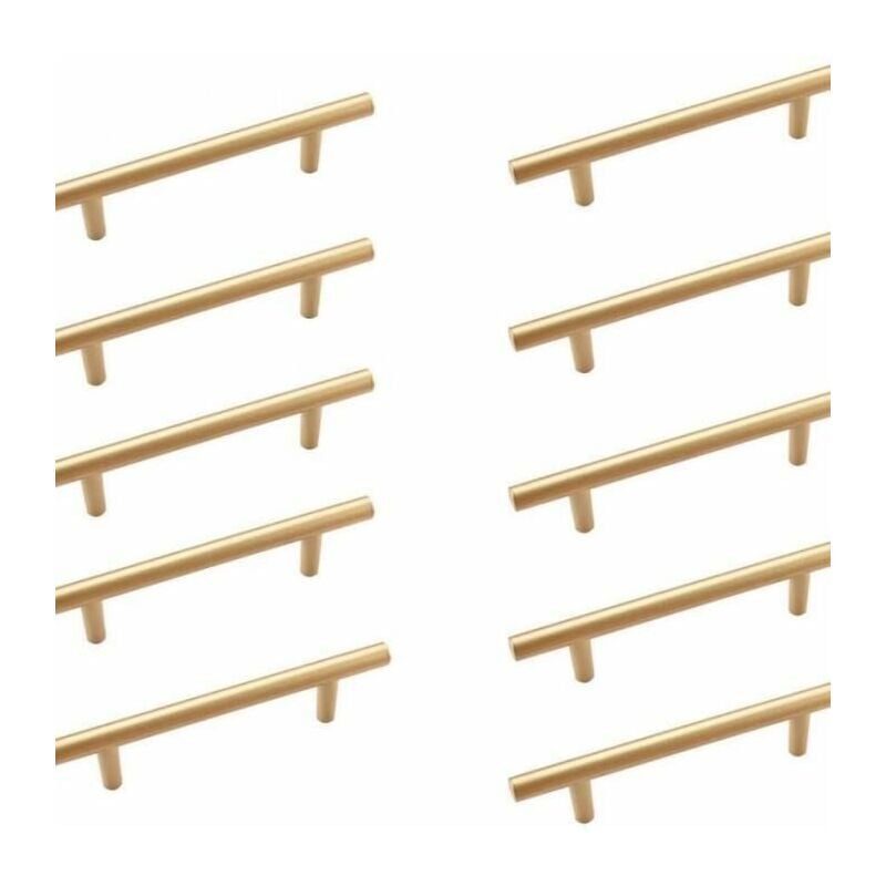 foto del prodotto maniglia per mobile da cucina maniglia per mobile in oro maniglia per porta da cucina in ottone distanza cassetto 128x200mm 10 maniglie