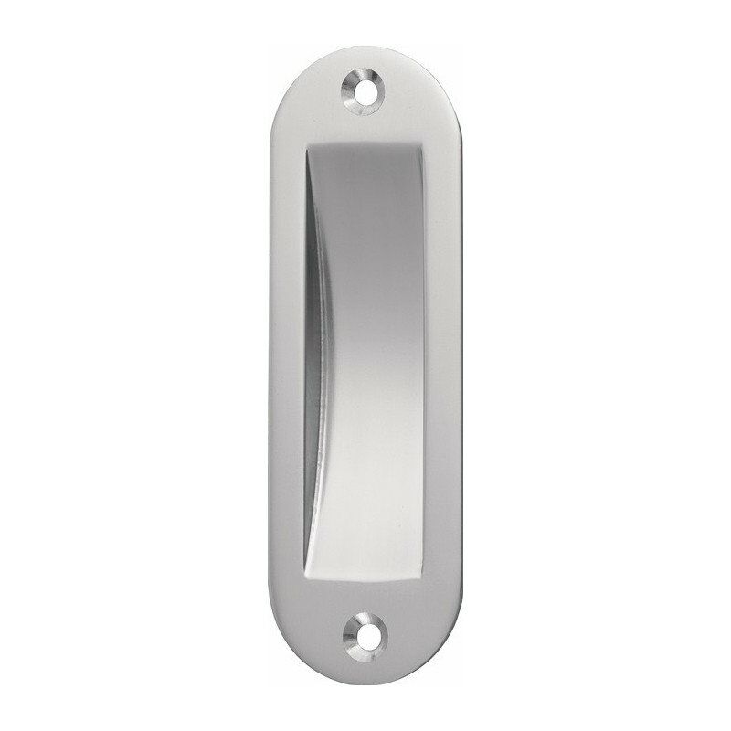 foto del prodotto maniglia per porta scorrevole alu.silverf.elox.ov.2xp.5mm l.120mm p.40mm hermeta